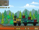 デコボコ道を通り列車で箱を運ぶゲーム Coal Express