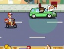 バイクでピザを届けるゲーム ラッシュラッシュピザ