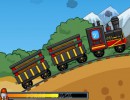 デコボコ道を通り列車で荷物を運ぶゲーム Coal Express 3