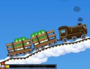 デコボコ道を通り列車で荷物を運ぶゲーム Coal Express 4