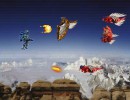 重力シューティングゲーム Ornithophobia