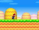 マリオがジャンプで障害物を越えるゲーム ランランマリオ