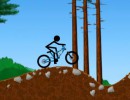 棒人間の自転車バランスゲーム スティックマンフリーライド