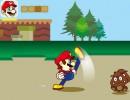 マリオがパンチやキックで敵を倒すアクション マリオキックアス