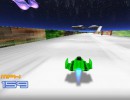空を飛ぶ未来風の車の3Dレースゲーム XPEED Unleashed