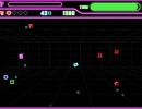 ネオングラフィックのキューブを避けるゲーム Plasmatron