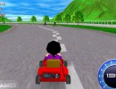3D風のカーレースゲーム Super Kart 3D