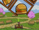 ハンバーガーをゲットするパズルゲーム Nerdy Nom Nom