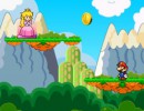 マリオを飛ばしてピーチ姫の元へ向かうゲーム マリオ プリンセスキス 無料ゲームタイム