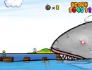 巨大なサメから逃げるアクションゲーム パラノーマル シャーク アクティビティ