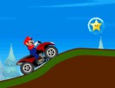 バイクに乗ったマリオを操作するバランスゲーム マリオ ATVトリップ
