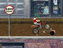 バイクで街中を駆け抜けていくゲーム モトクロスマスター