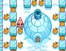 画面上のフルーツをゲットしていくアクション バッドアイスクリーム