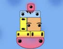 ピンクのブロックを再会させる物理パズルゲーム Blinkz 2