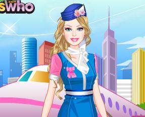 着せ替えゲーム バービーフライトアテンダント 着せ替えゲーム バービーフライトアテンダント
