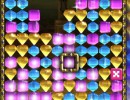 同じ種類の宝石を消していくパズルゲーム ジェムクリップブリッツ