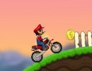 マリオがモトクロスに乗ったバイクゲーム マリオバイクゲーム