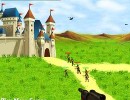 城を狙う敵を倒す防衛ガンシューティングゲーム プロテクトキングキャッスル