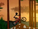 棒人間のバランスバイクゲーム スティックマンダートバイク