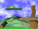 大砲でヒヨコをカゴに入れてあげるアクションパズル チックキャノン