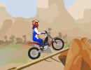 悪路を走るモトクロスゲーム モトトライアルファースト