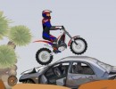 悪路を走るモトクロスゲーム モトトライアルファースト 2 デザートパック
