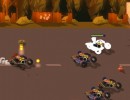 改造バイクで敵を倒して進むアクションゲーム デッドリーロードトリップ
