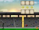 ボールを蹴って星や的を当てるパズルゲーム スティックマンサッカー 2