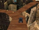 崖に落ちそうな細い道をトラックで走るゲーム 4×4 Gclass