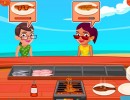 海産物を焼いて提供していくシミュレーションゲーム セレーナ シーフードフレンジー