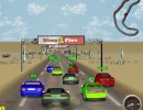 アメリカの市街地を横断するカーレーシングゲーム V8マッスルカーズ 2