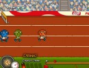 相手を妨害しながらゴールを目指す徒競争ゲーム オーサムラン