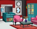 脱出ゲーム Glitter Red Living Room Escape