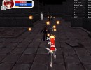 赤髪の女の子が悪魔を倒して進む3Dアクションゲーム レッドヘアードデビル