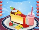 チーズケーキデコレーションゲーム バレンタインチーズケーキ デコール