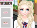 着せ替えメイクゲーム エルサゴーズトゥースクール
