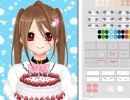 着せ替えゲーム アニメハッピーバースデイ カードメーカー