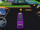 細長いバスを目的地に駐車するパーキングゲーム バスマン 2