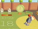 指定された場所からゴールを決めるバスケゲーム カートゥーン バスケットボール