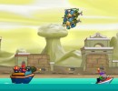 マリオが魚雷で敵を倒していくシューティングゲーム マリオトルペド