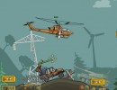 ヘリで装甲車と戦うアクションゲーム ヘリクレーン 2