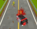 ゾンビを車で倒していくミニゲーム ゾンビ ドライブ