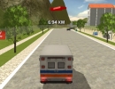 トラックを進めてミッションをこなしていく3Dゲーム トラック シュミレーター
