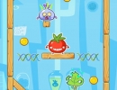 トマトのキャラを飛ばして敵を倒していくアクションパズルゲーム ブレイブ トマト 2