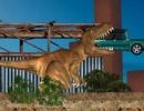 恐竜を操作して街を破壊していくアクションゲーム ロサンゼルス レックス