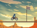デコボコ道を進んでゴールを目指すモトクロスバイクゲーム X Trial Racing