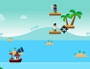 大砲で海賊を倒していくアクションパズルゲーム リスキー ミッション