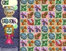 商品をパズルで消して冒険者に渡すマッチ3パズルゲーム ダンジョン ショップ