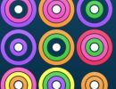 リングをはめて同じ色のリング消していくパズルゲーム Rings