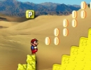 砂漠ステージを進むマリオアクションゲーム マリオ ジュウ